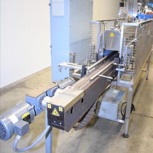 Accraply Model 650VF High Speed 650 CPM Shrink Sleeve Label Applicator with Heat Shrink Tunnel