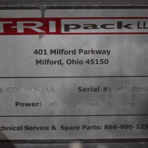 Tri-Pack Model ST1 4.5 Automatic Steam Tunnel