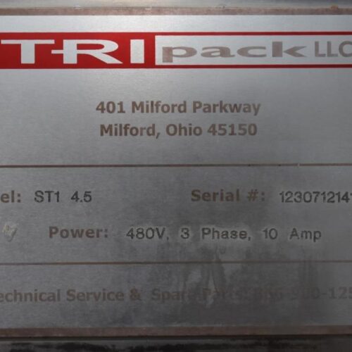 Tri-Pack Model ST1 4.5 Automatic Steam Tunnel