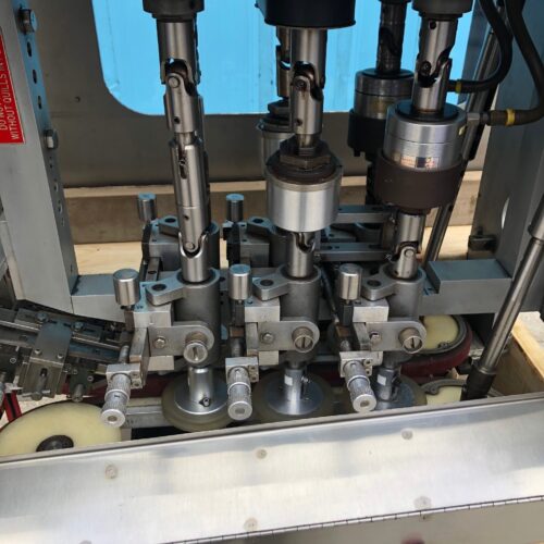 Pack West Model Auto120 Inline Spindle Capper with Cap Sorter