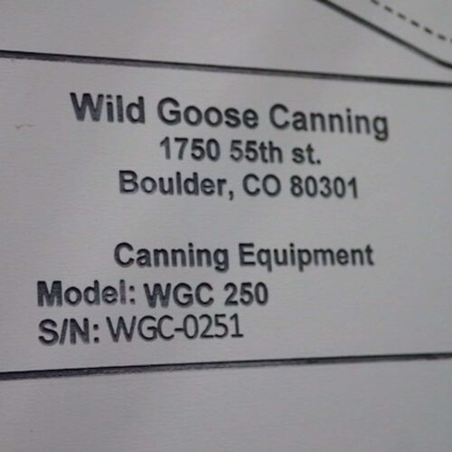 Wild Goose Canning Line