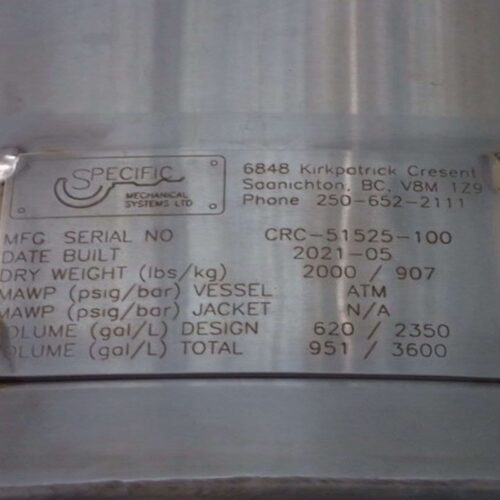 Specific Brewing Tank