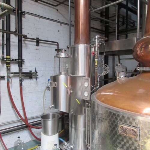 Specific Mechanical 240 Gal Skid Mounted Copper Pot Still