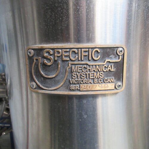 Specific Mechanical 240 Gal Skid Mounted Copper Pot Still