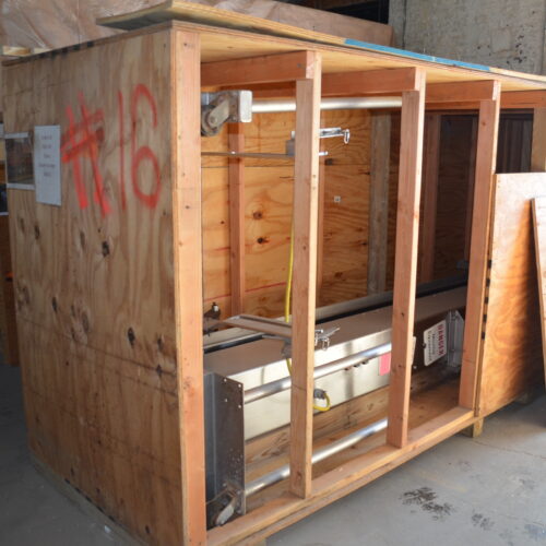 MTC Model HLC1 800 Pound Capacity S/S Column Dumper