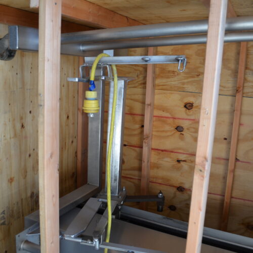 MTC Model HLC1 800 Pound Capacity S/S Column Dumper