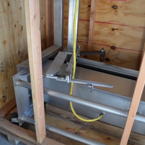 MTC Model HLC1 800 Pound Capacity S/S Column Dumper