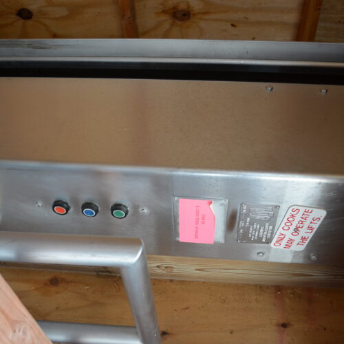 MTC Model HLC1 800 Pound Capacity S/S Column Dumper