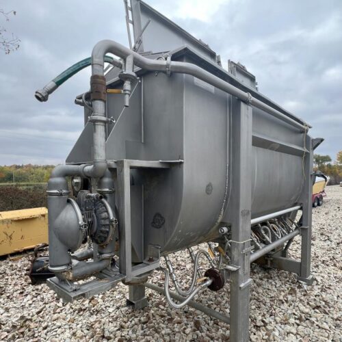 180 Cubic Foot American Process Systems Model PB180 S/S Ribbon / Paddle Mixer