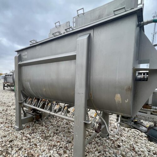 180 Cubic Foot American Process Systems Model PB180 S/S Ribbon / Paddle Mixer
