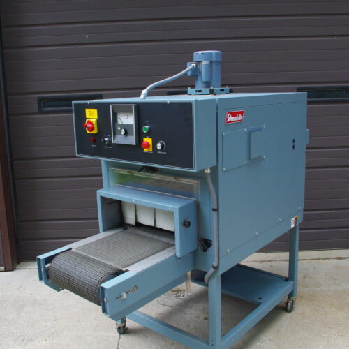 Arpac Hanagata Model L18 Intermittent Motion Automatic L Bar Sealer with Shanklin Model T7H Heat Shrink Tunnel