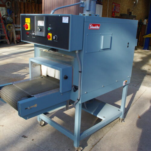 Arpac Hanagata Model L18 Intermittent Motion Automatic L Bar Sealer with Shanklin Model T7H Heat Shrink Tunnel