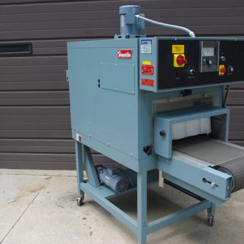 Arpac Hanagata Model L18 Intermittent Motion Automatic L Bar Sealer with Shanklin Model T7H Heat Shrink Tunnel