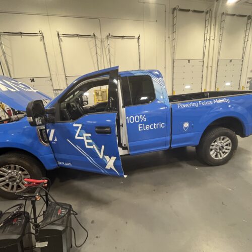 Multiple ZEVx EV Demo Transport Vehicle