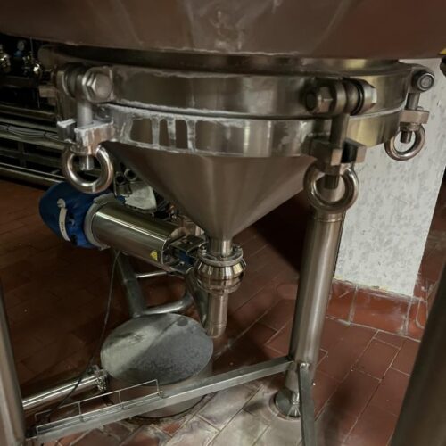 1,235 Liter Berlie-Falco 304L Stainless Steel Vertical Jacketed Pressure Tank