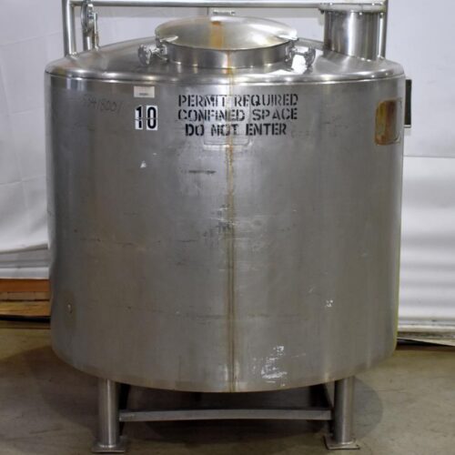 300 Gallon Walker Vertical 316 S/S Jacketed Tank