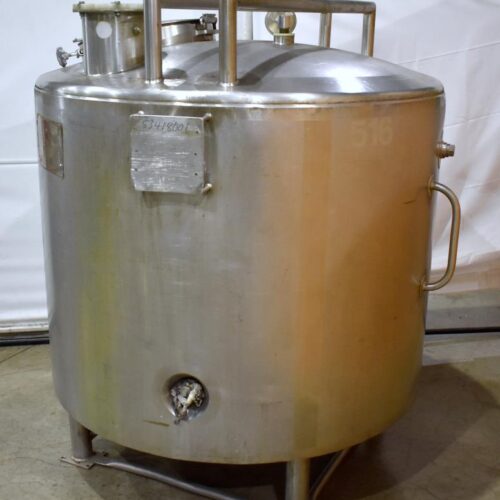 300 Gallon Walker Vertical 316 S/S Jacketed Tank