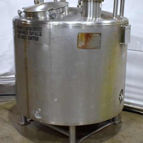 300 Gallon Walker Vertical 316 S/S Jacketed Tank