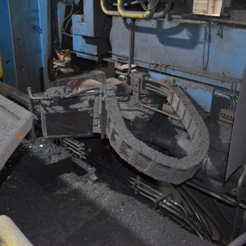 SMS Meer Wagner Model R100 100-Ton Ring Forming Mill with Cone Rolls, Laser Measurement System, Hydraulic System, Bridge Crane, Etc