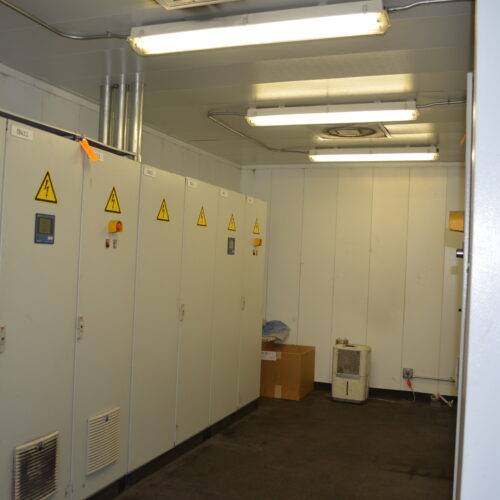 SMS Meer Wagner Model R100 100-Ton Ring Forming Mill with Cone Rolls, Laser Measurement System, Hydraulic System, Bridge Crane, Etc