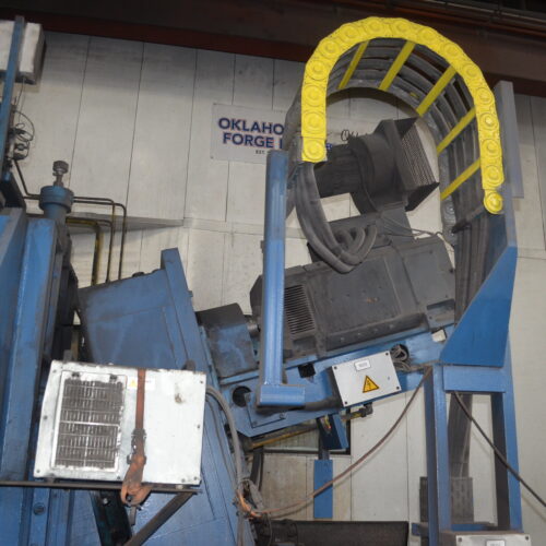 SMS Meer Wagner Model R100 100-Ton Ring Forming Mill with Cone Rolls, Laser Measurement System, Hydraulic System, Bridge Crane, Etc