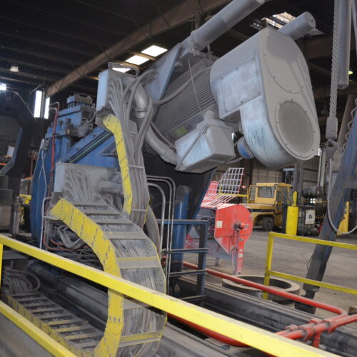 Wagner Model R125 125-Ton Ring Forming Mill with Cone Rolls, Hydraulic System, Controls, Etc.