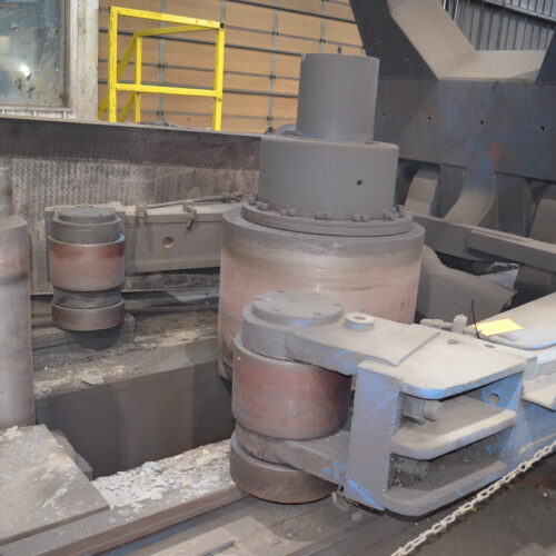 Wagner Model R125 125-Ton Ring Forming Mill with Cone Rolls, Hydraulic System, Controls, Etc.