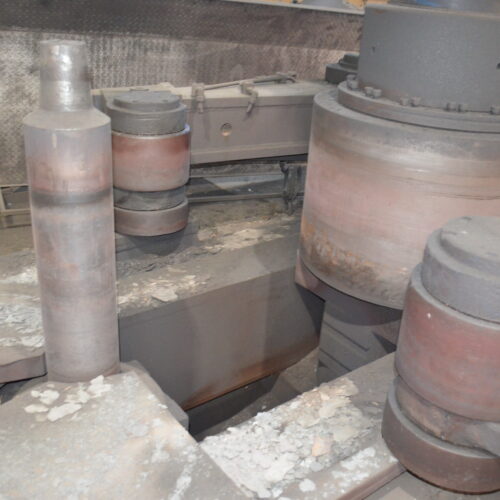 Wagner Model R125 125-Ton Ring Forming Mill with Cone Rolls, Hydraulic System, Controls, Etc.