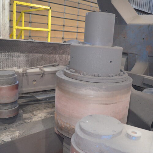 Wagner Model R125 125-Ton Ring Forming Mill with Cone Rolls, Hydraulic System, Controls, Etc.