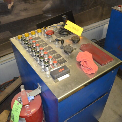 Wagner Model R125 125-Ton Ring Forming Mill with Cone Rolls, Hydraulic System, Controls, Etc.