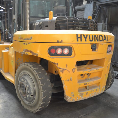 Hyundai Model 130D9 13,000 Pound Capacity Diesel-Powered Forklift Truck