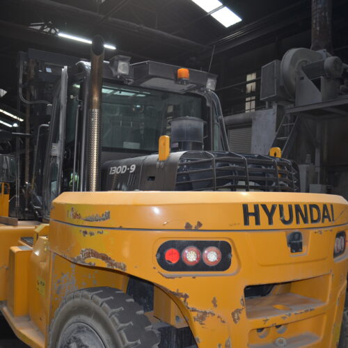 Hyundai Model 130D9 13,000 Pound Capacity Diesel-Powered Forklift Truck