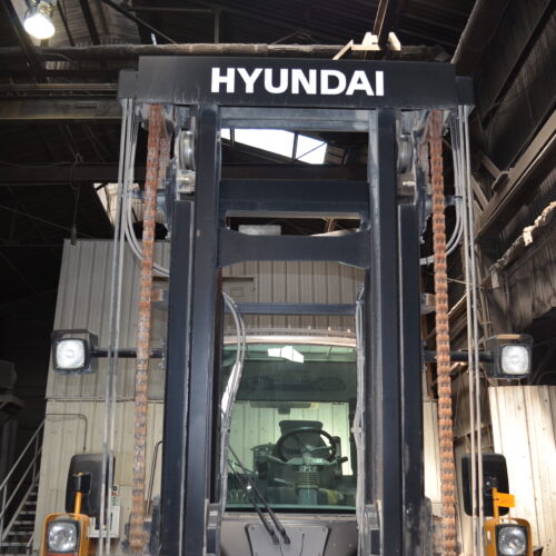 Hyundai Model 130D9 13,000 Pound Capacity Diesel-Powered Forklift Truck