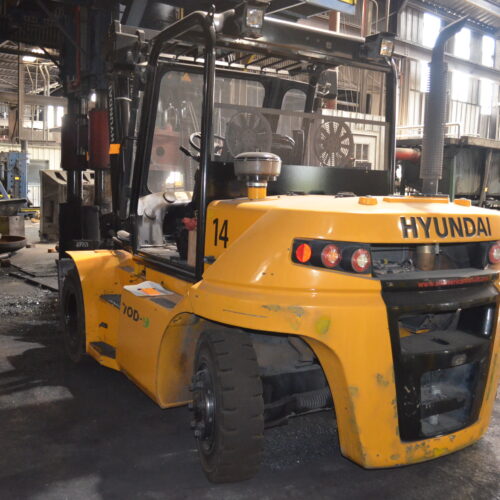 Hyundai Model 70D9 15,500 Pound Capacity Diesel-Powered Forklift Truck