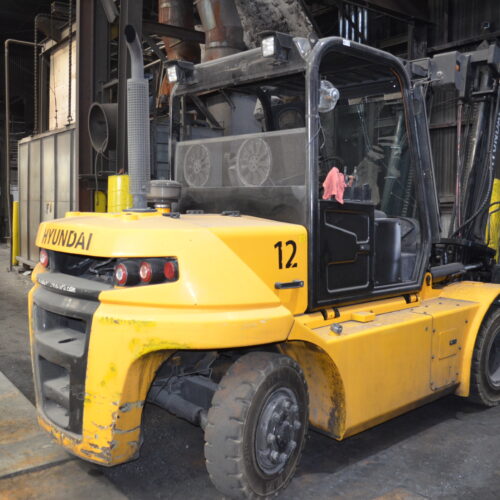 Hyundai Model 70D9 15,500 Pound Capacity Diesel-Powered Forklift Truck