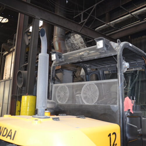 Hyundai Model 70D9 15,500 Pound Capacity Diesel-Powered Forklift Truck