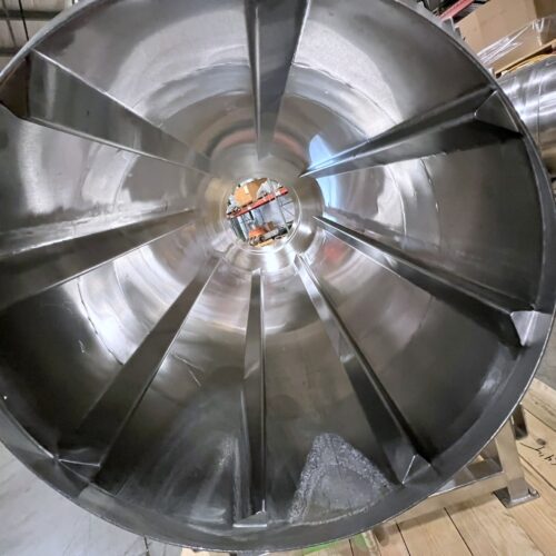 S/S 30 in Dia x 64 in L Soft Flight Seasoning Drum w/ Adjustable Pitch