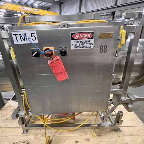 S/S 30 in Dia x 64 in L Soft Flight Seasoning Drum w/ Adjustable Pitch