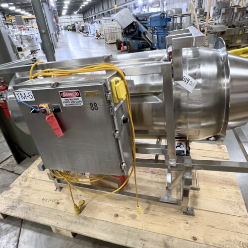 S/S 30 in Dia x 64 in L Soft Flight Seasoning Drum w/ Adjustable Pitch