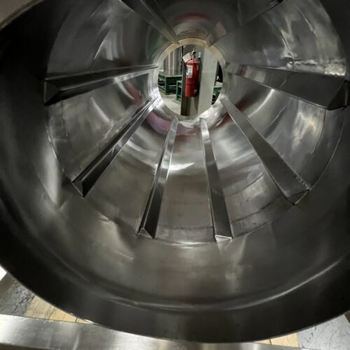 S/S 30 in Dia x 64 in L Soft Flight Seasoning Drum w/ Adjustable Pitch