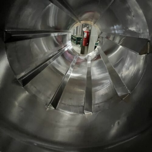 S/S 30 in Dia x 64 in L Soft Flight Seasoning Drum w/ Adjustable Pitch