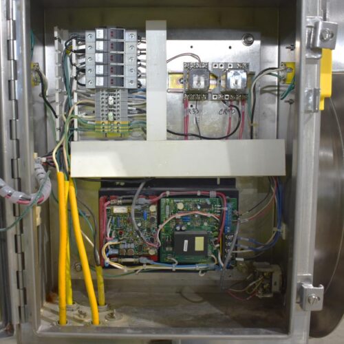 S/S 30 in Diameter x 43 in L Soft Flight Seasoning Drum w/ Adjustable Pitch and Sifter Attachment