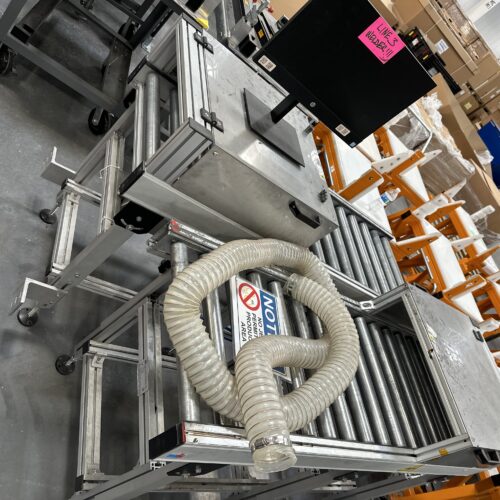 PIA Automation LaserWeld Complete Battery Tab Laser Marking/ Welding System with Trumpf Laser Gantry and Vision System