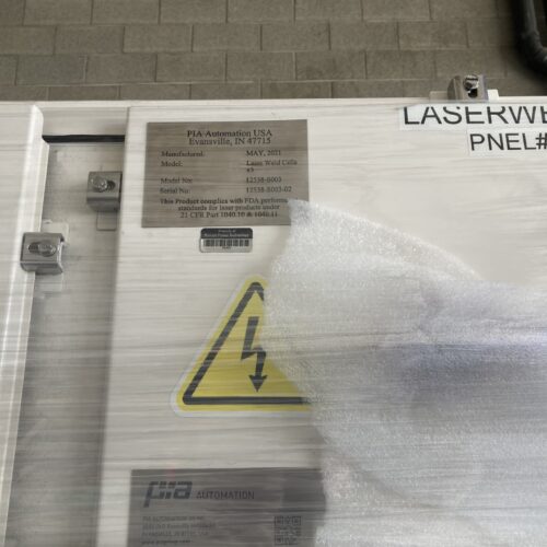 PIA Automation LaserWeld Complete Battery Tab Laser Marking/ Welding System with Trumpf Laser Gantry and Vision System