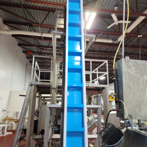 PPM Cleated Incline Bucket Elevator with Interalox Belting
