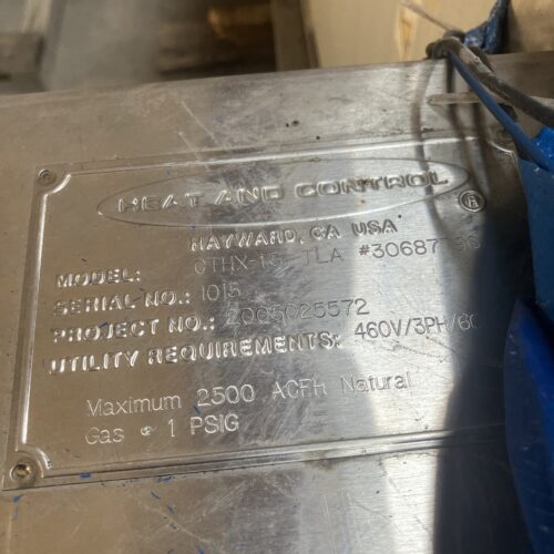 2,200 Pounds Per Hour Heat and Control Model SFF224610 Fryer with Top Hold Down