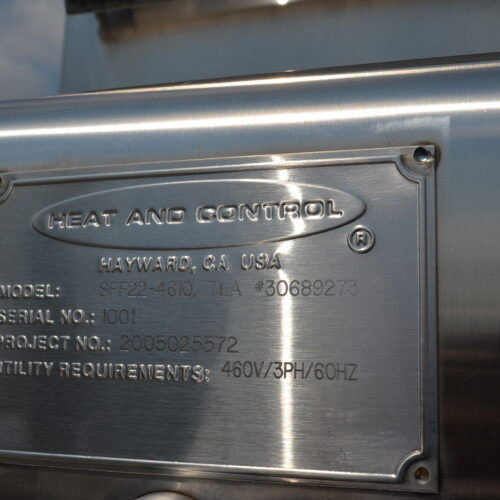 2,200 Pounds Per Hour Heat and Control Model SFF224610 Fryer with Top Hold Down