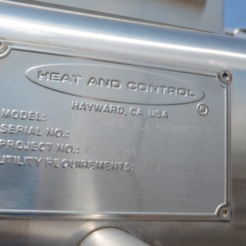 2,200 Pounds Per Hour Heat and Control Model SFF224610 Fryer with Top Hold Down