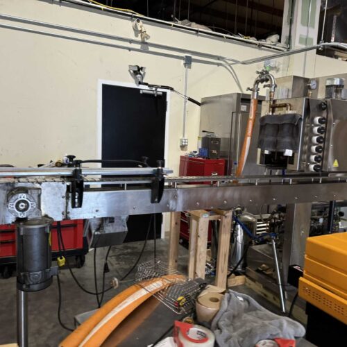 Aesus 72 Inch Hybrid Heat Tunnel with Steam and IR Heat with Box of Stainless-Steel Legs