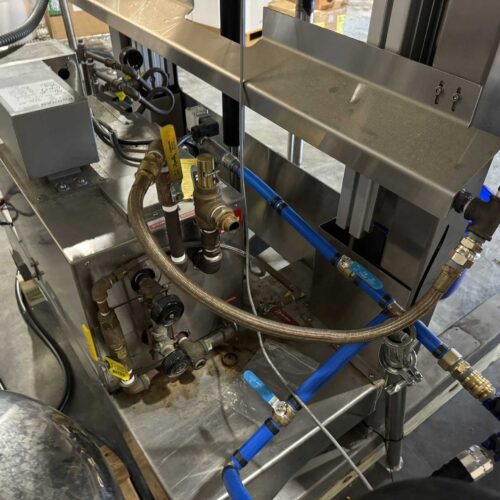 Aesus 72 Inch Hybrid Heat Tunnel with Steam and IR Heat with Box of Stainless-Steel Legs